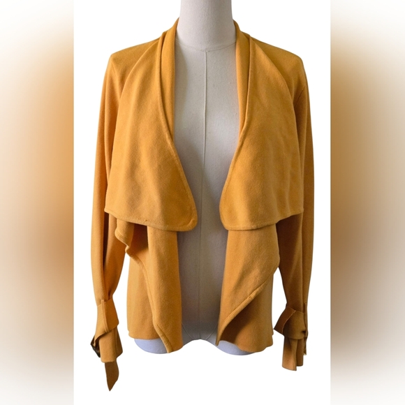 New York & Company Sweaters - NWT New York & Company Mustard Draped Sweater